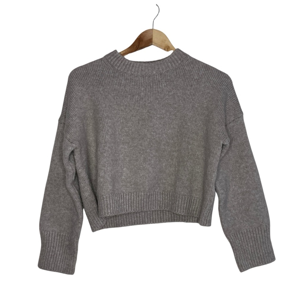 Abercrombie & Fitch Gray Crewneck Sweater